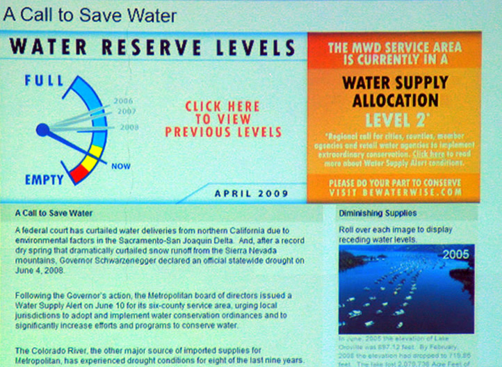WRSC California Call to Save Water