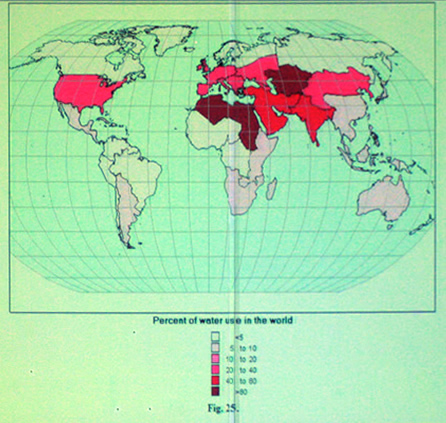 WRSC World % Water Used – Region
