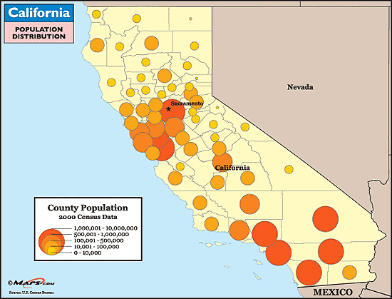 California Population Distribution