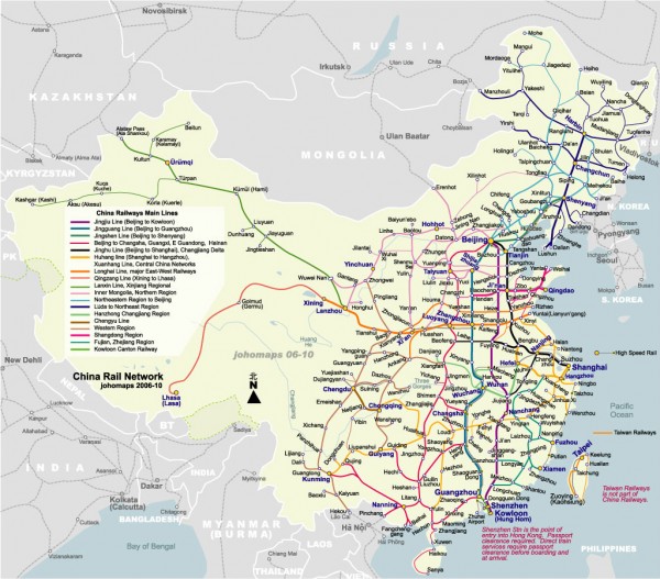 China&#039;s Rail Network